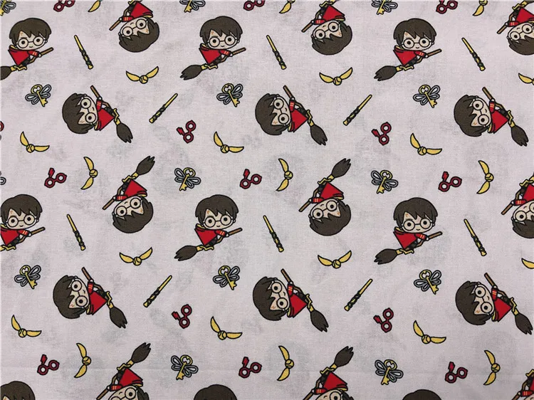 

Bandai мультфильм Гарри фигура 100 хлопчатобумажная ткань своими руками ткань домашняя одежда материал для шитья платья