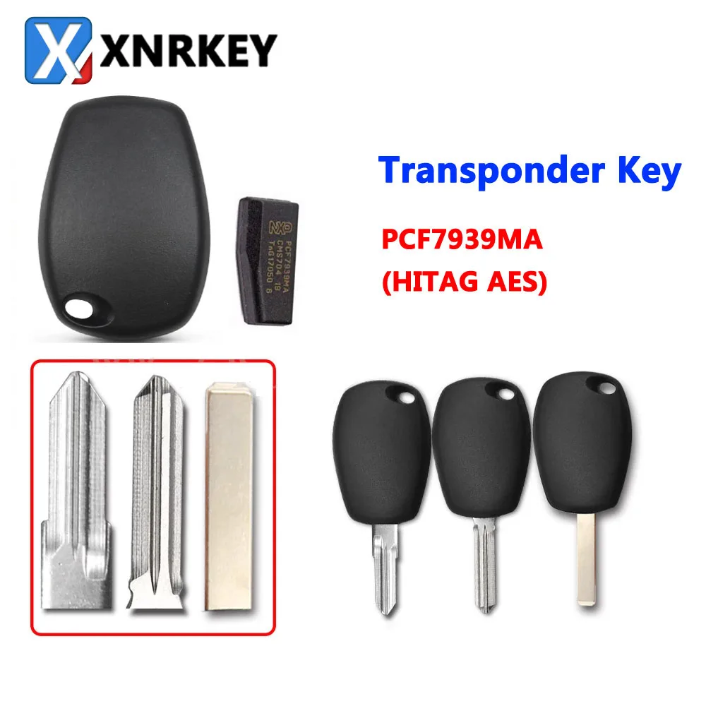 XNRKEY чип-ключ ретранслятора PCF7939MA чип для ключ автомобильный Renault - Цена: 982.4