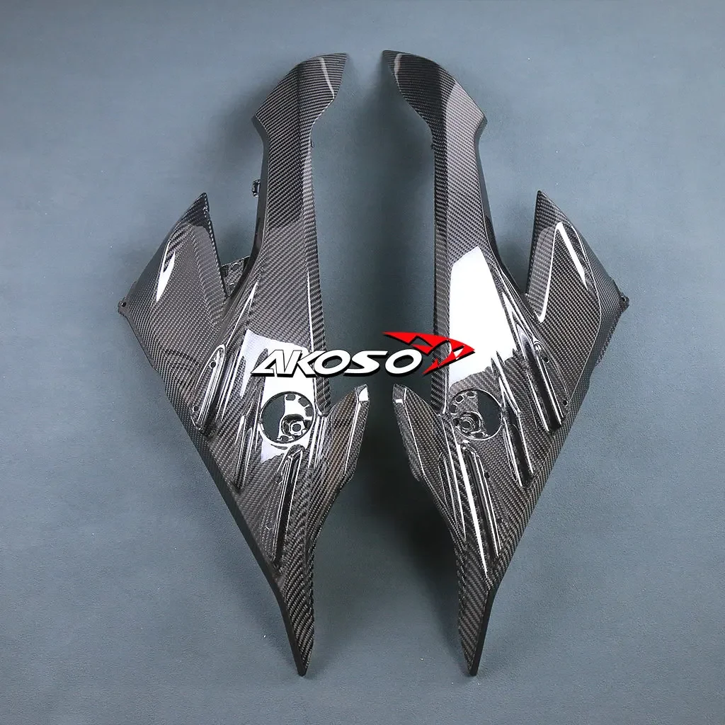 100% 3K полностью углеродное волокно детали кузова мотоцикла комплект боковых