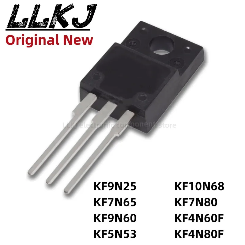 1 шт. KF9N25 KF7N65 KF9N60 KF5N53 KF10N68 KF7N80 KF4N60F KF4N80F TO-220F MOS FET