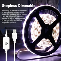 flexible led stripwaterproof usb tape lamp for smart tv cupboard bed stairs closet night lights wall room decor outdoor lighting