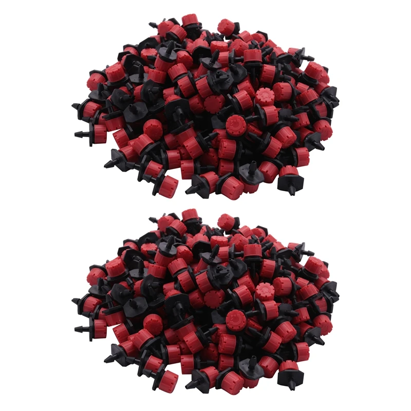 

400 Pcs Adjustable Irrigation Sprinkler Drip Irrigation System ,Drip Adjustable Emitters