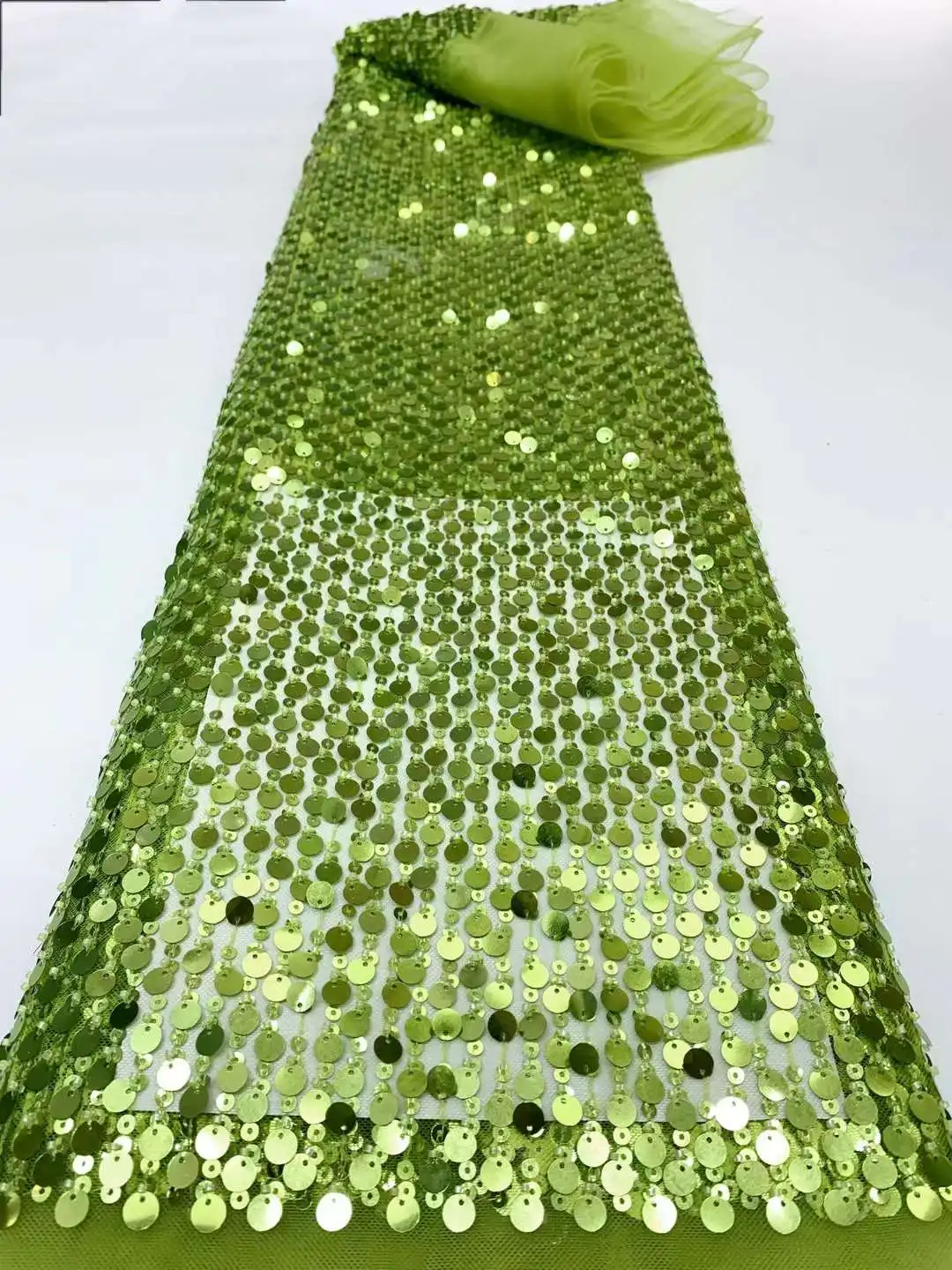 Новейшая африканская кружевная ткань с 3d-вышивкой и блестками 5 ярдов