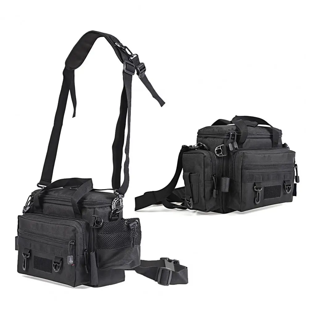 

Versatile Multifunctional Fishing Gear Lure Reel Shoulder Bag Side Pocket Fishing Tackle Bag Waterproof for Angling