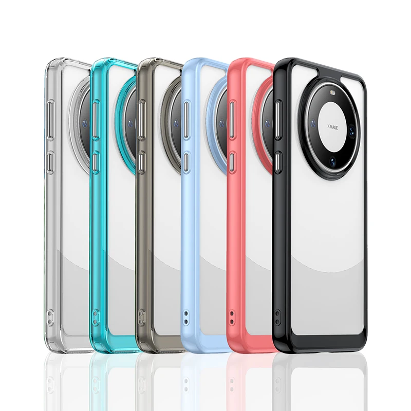 

For Huawei Mate 60 Pro Clear Case Huawei Mate 60 Pro Cover Coque Fundas Hard Translucent Shockproof Bumper Huawei Mate 60 Pro