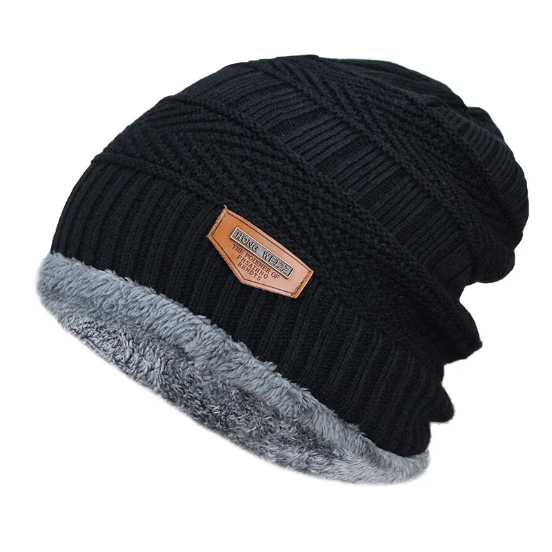 

Windproof Beanies Winter Hats for Men Women Designer Knitted Beanie Hats Thick Warm Brimless Bonnets Men's Skullies Beanies Cap