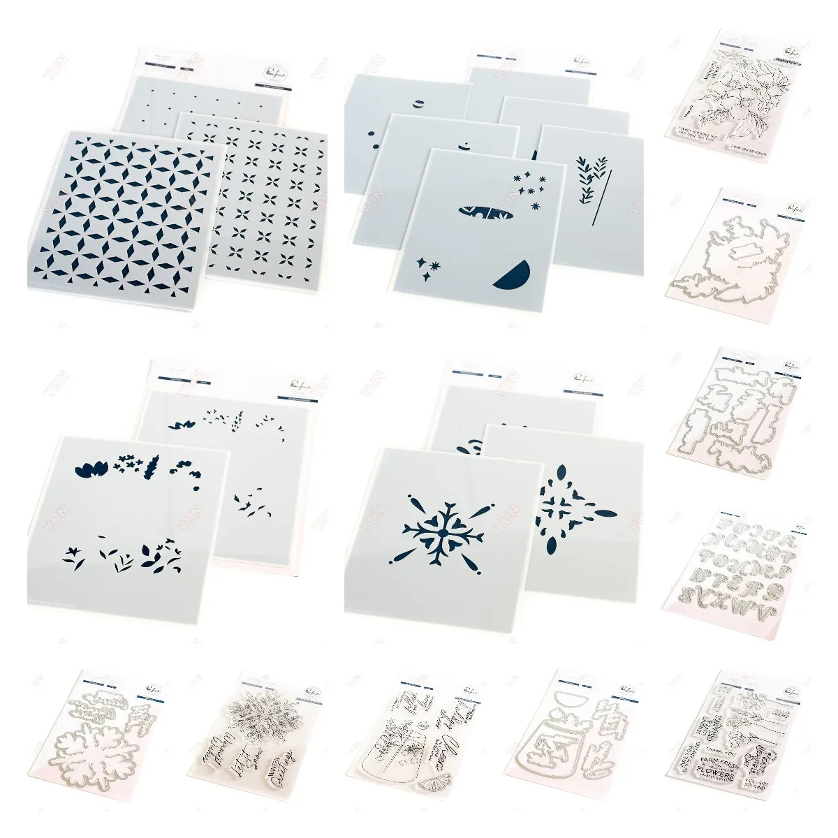 

Farm Fresh Kaleidoscope Metal Cutting Dies Stamps Stencil DIY Scrapbooking Folk Snowflake Ornate Rectangle Frame Greeting Cards