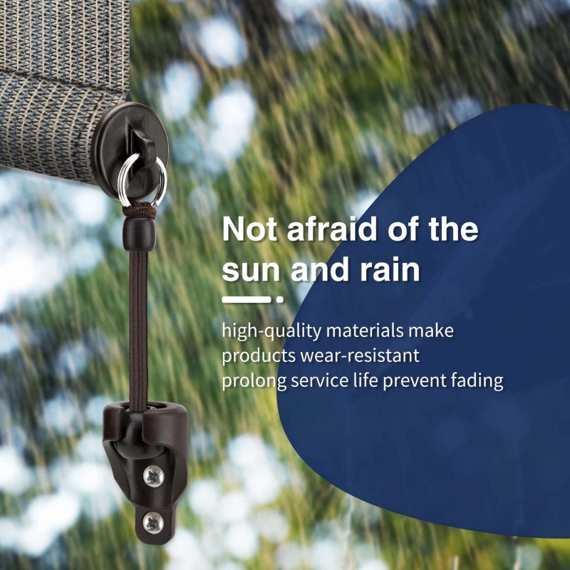 Коричневый Ветрозащитный Пружинистый Шнурок С Роликовым Козырьком