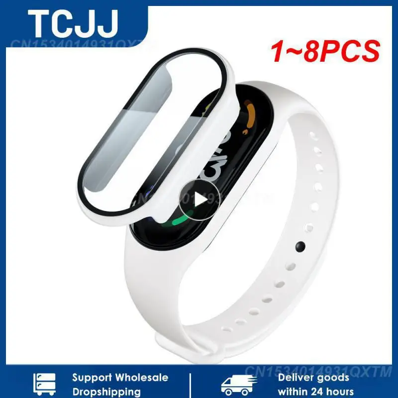 

1-8 шт., защитная пленка для экрана mi band 8 4 5 6 7