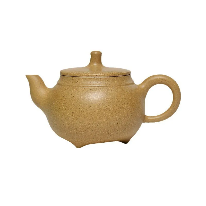 High Quality Yixing Zisha Teapot Ore Old Segment Mud Handmade Three-Legged Shengquan Household
