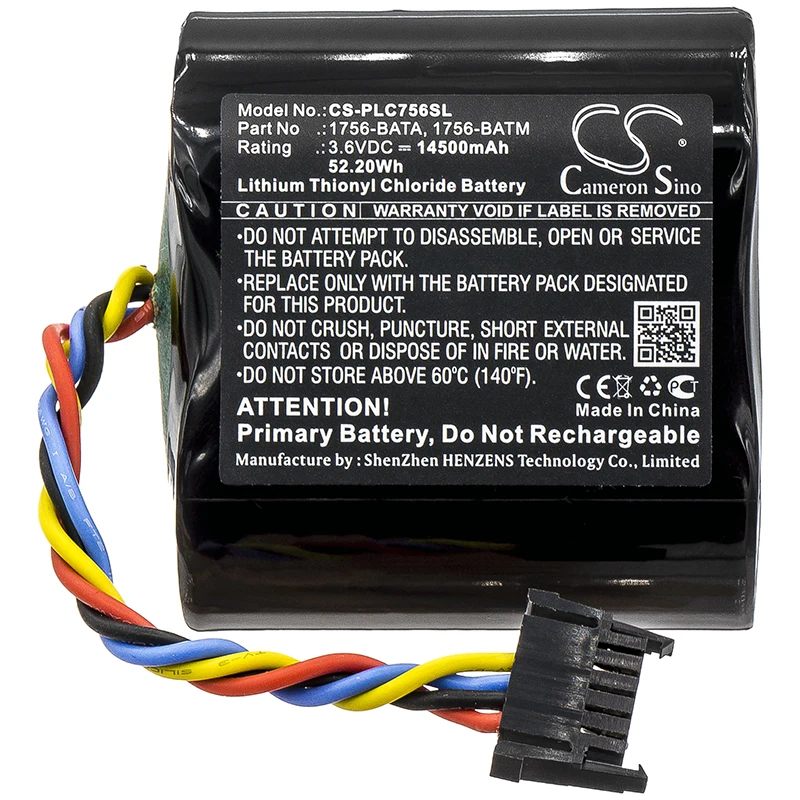 

CS 14500mAh Battery For Allen Bradley 1756-BATA 1756-BATM 1756-BATM 1756-L55M12 1756-LM55 1756-L55M13 1756-L55M14 1756-L55M16