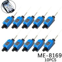 10pcs me 8169 cat whisker flexible coil spring momentary limit switch 1nc1no