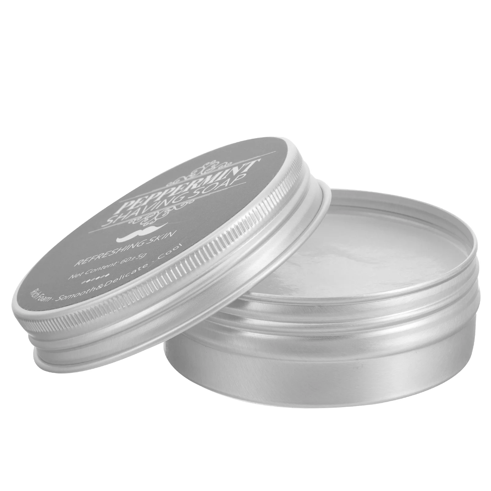 

Peppermint Shaving Soap Men Shave Soap Beard Shaving Soap Portable Shaving Soap