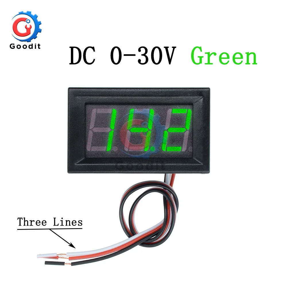 

Цифровой вольтметр Gaqqee DC4.5-30V