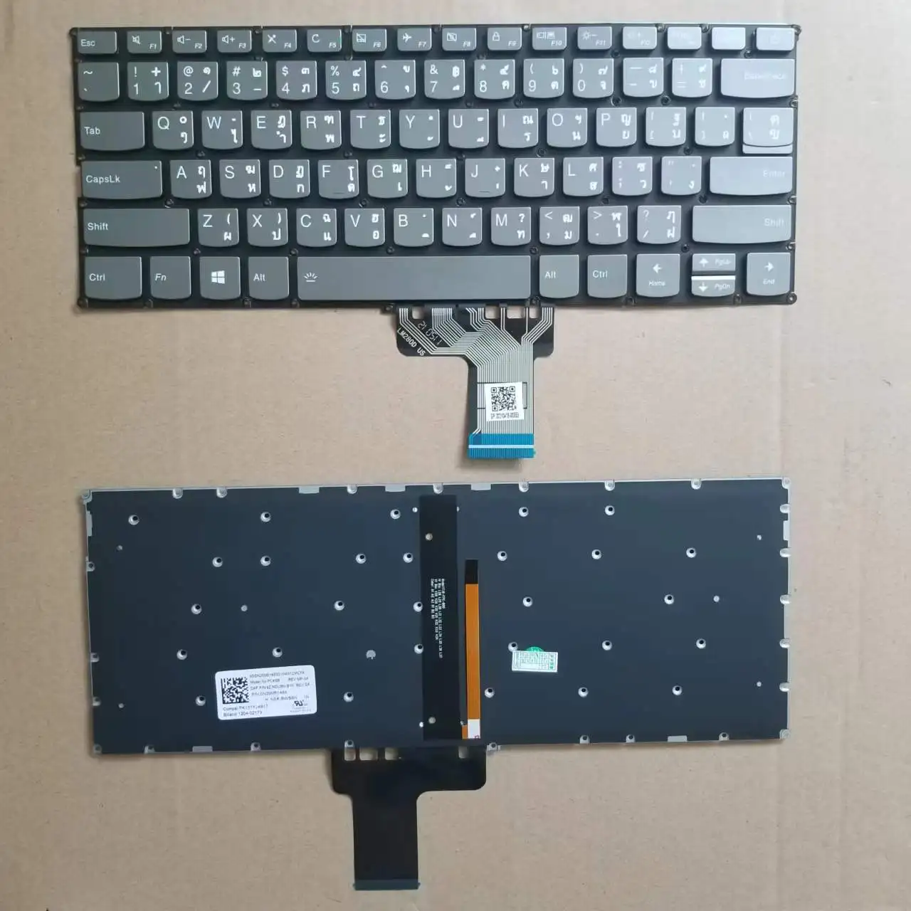

Новинка для Lenovo 720S-13IKB 720S-14IKB 320S-13IK серия тайская Клавиатура для ноутбука TI с переключателем подсветки серый