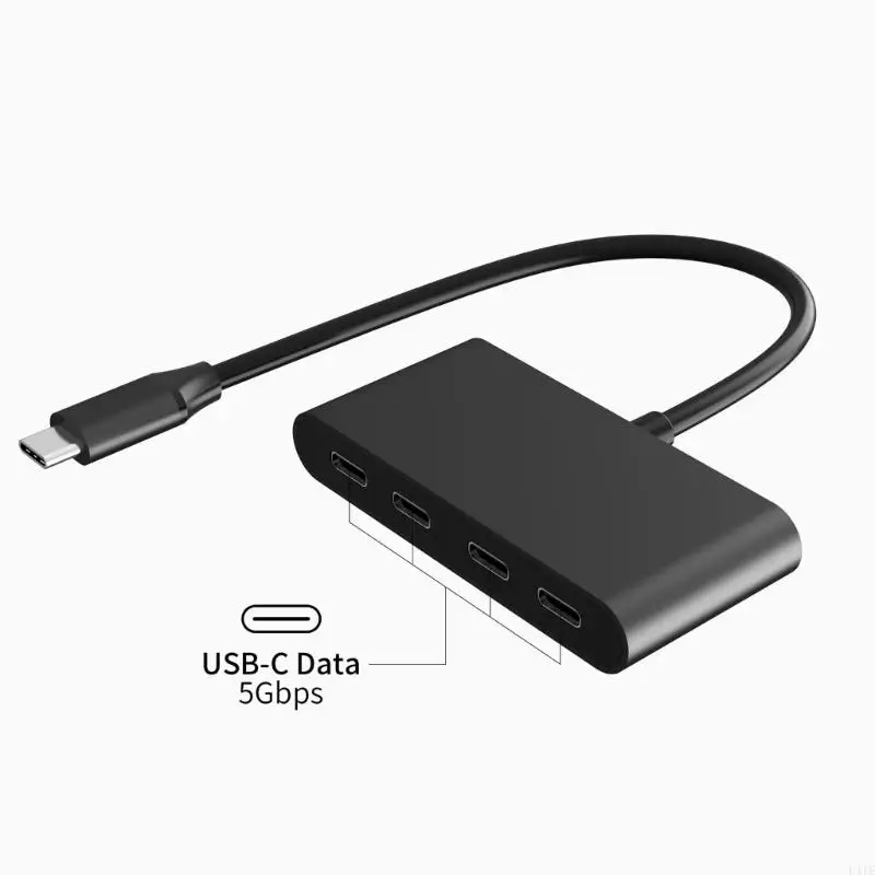 USB-кабель L41E Multiport USB C Adapter 4 Ports Type Hub для высокоскоростных передачи данных Macbooks