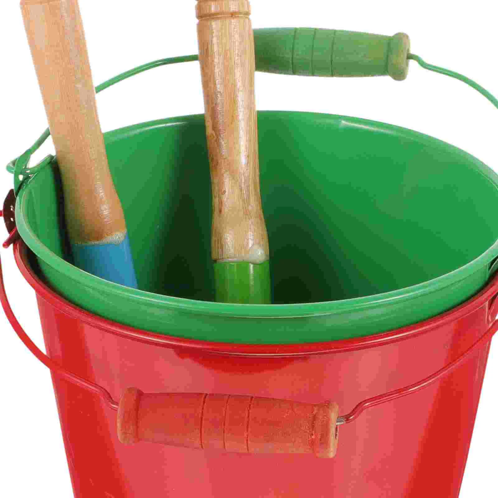 4 шт. садовое жестяное ведро детская игрушка для песка пляжа детские игрушки