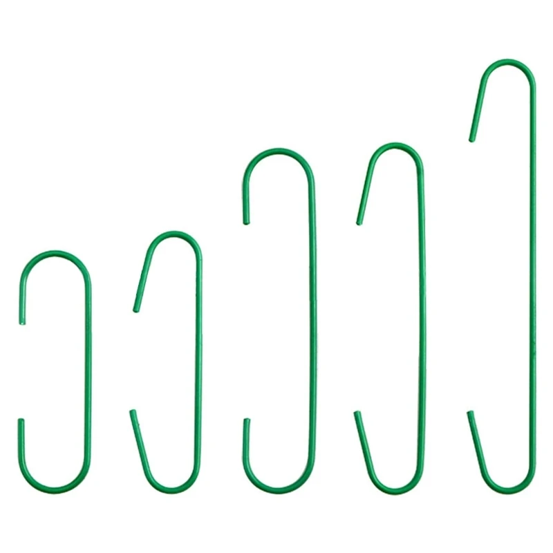 100 шт. крючки для рождественских украшений металлический C-образный держатель