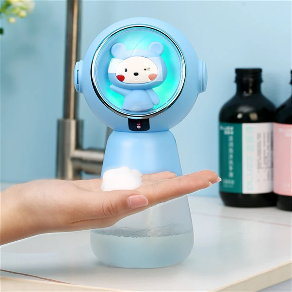 

Auto Sensor Foam Dispenser Smart Liquid Soap Dispenser Touchless Hand Sanitizer USB Charging Washing Hand Device for Kids