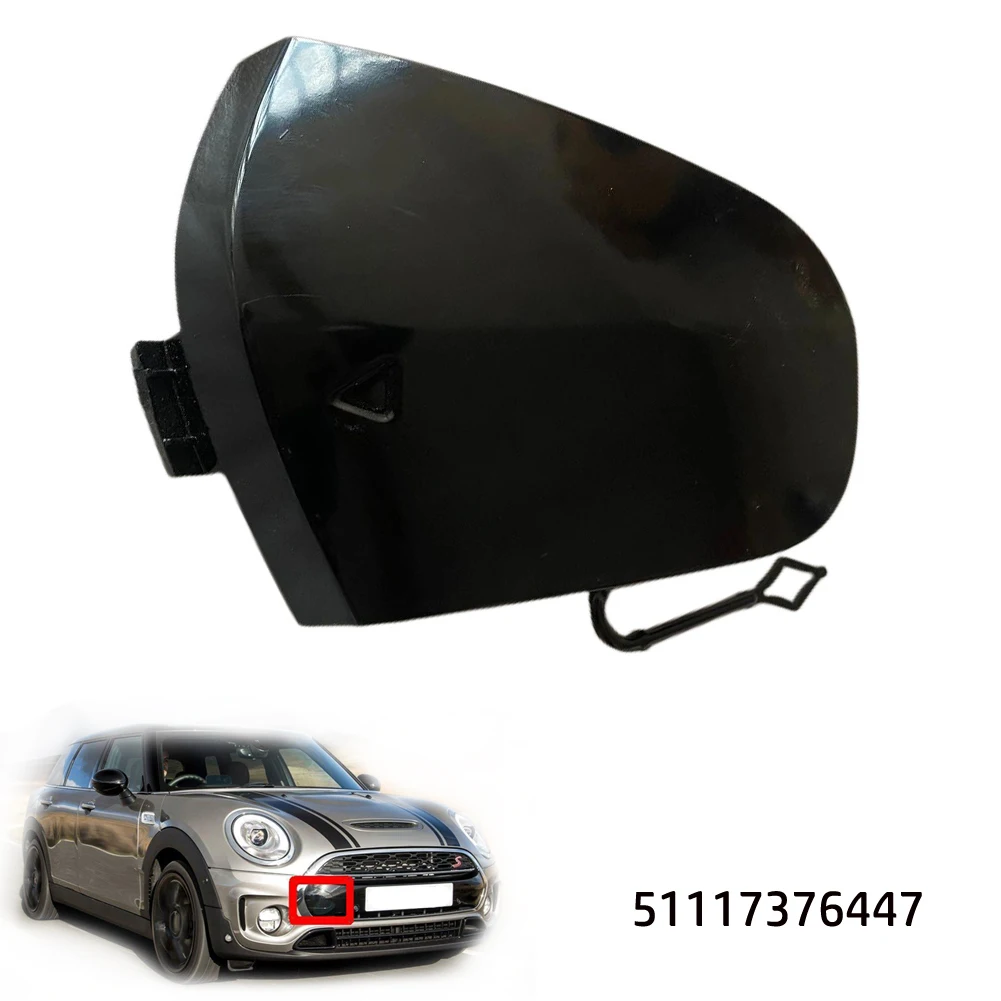 

1 шт. передний буксировочный крючок, накладка на глаза 51117376447 для MINI Clubman F54, глянцевый черный бампер, буксировочная крышка, деталь автомобиля