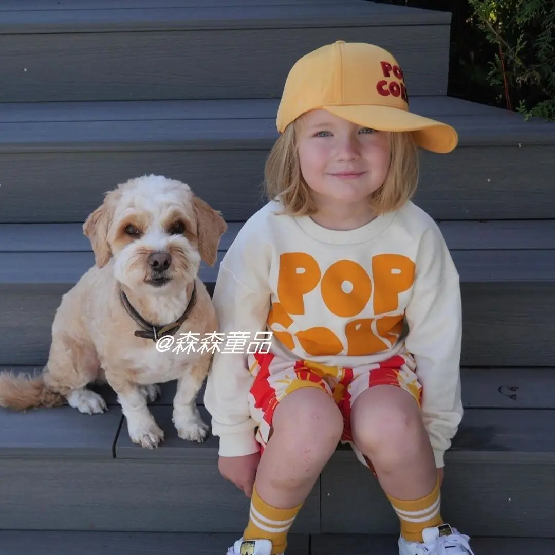 Детские шапки мини Брендовая детская бейсболка с буквенной вышивкой забавная