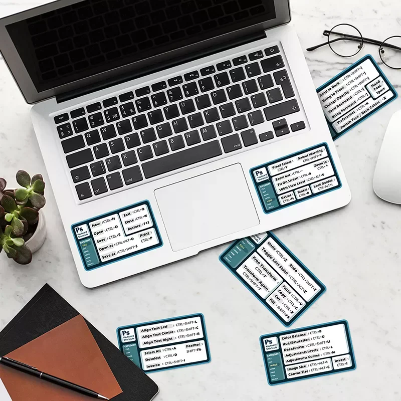

Windows PC Reference Keyboard Shortcut Sticker Adhesive For PC Laptop Desktop Label Decorative Sticker