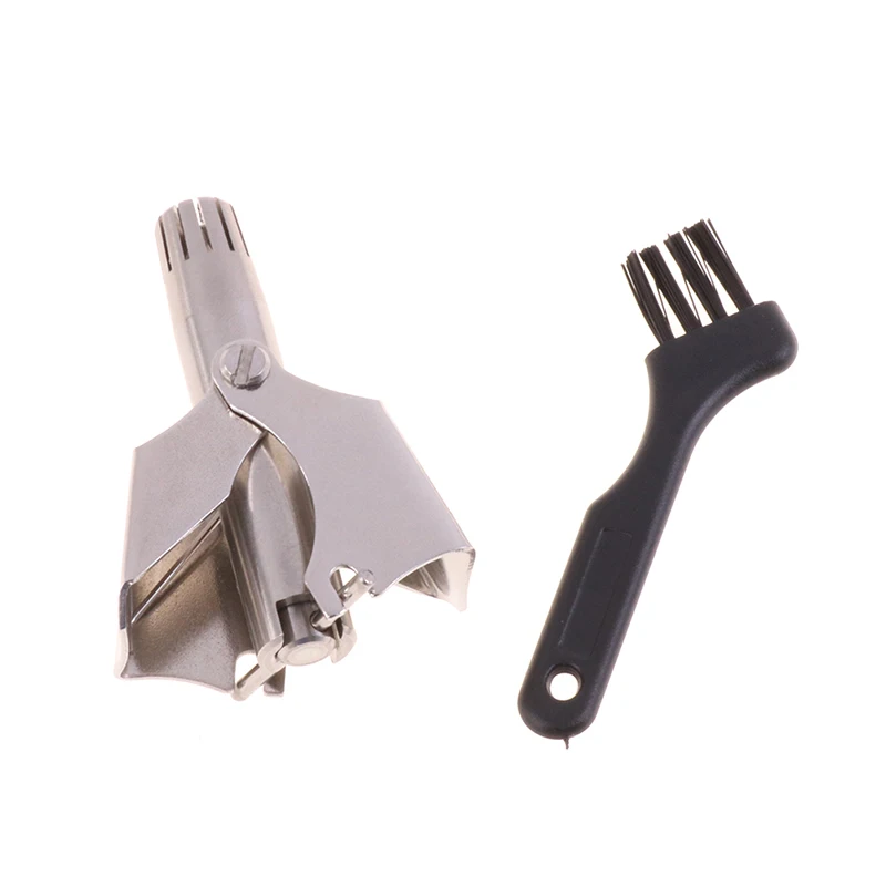 

Мужская бритва из нержавеющей стали для носа, с кисточкой