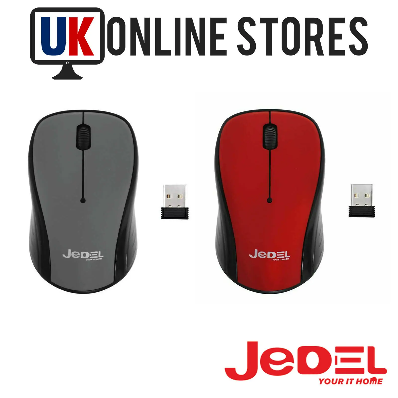 

Jedel Comfort 2.4Ghz Wireless Optical Mouse For PC Laptop