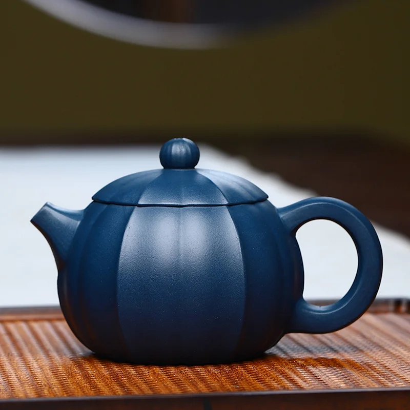 

★★Boutique Teapot Tea Set Yixing Dingshu Town Purple Clay Pot Raw Ore Azure Clay Mud Material Handmade Diamond Xishi