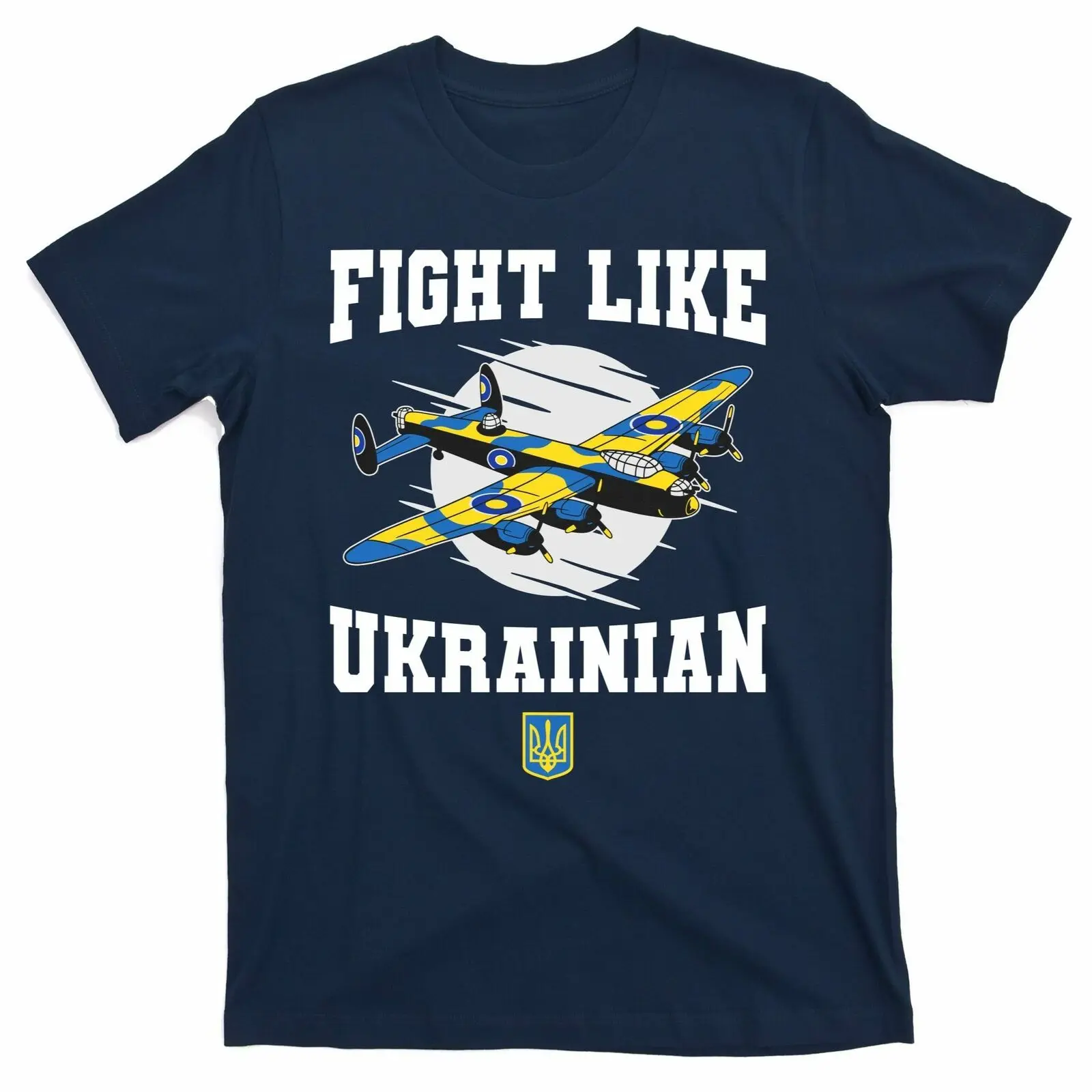 

Fight Like Ukrainian T-Shirt Summer Cotton Short Sleeve O-Neck Mens T Shirt New S-3XL