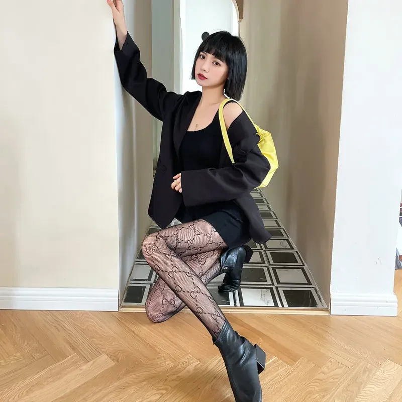 Весенне-летние новые чулки в японском стиле из чистого шелка с вырезами