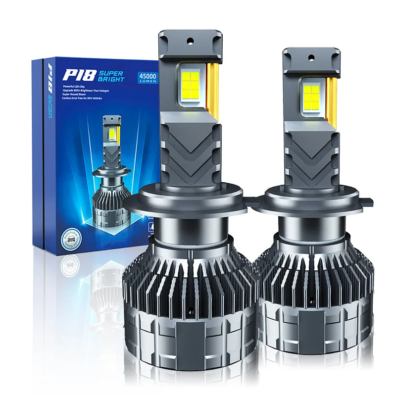 175W 45000LM H1 H7 H8/H11 HB3 HB4 HIR2 H4 Canbus светодиодный лампа для фар 4575 6000K Chips12V 24V.