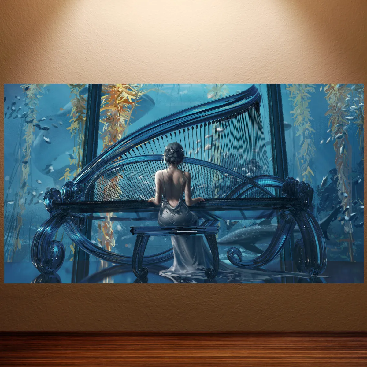 Ghost Blade аниме постер Wlop вторичный индивидуальный холст настенная живопись