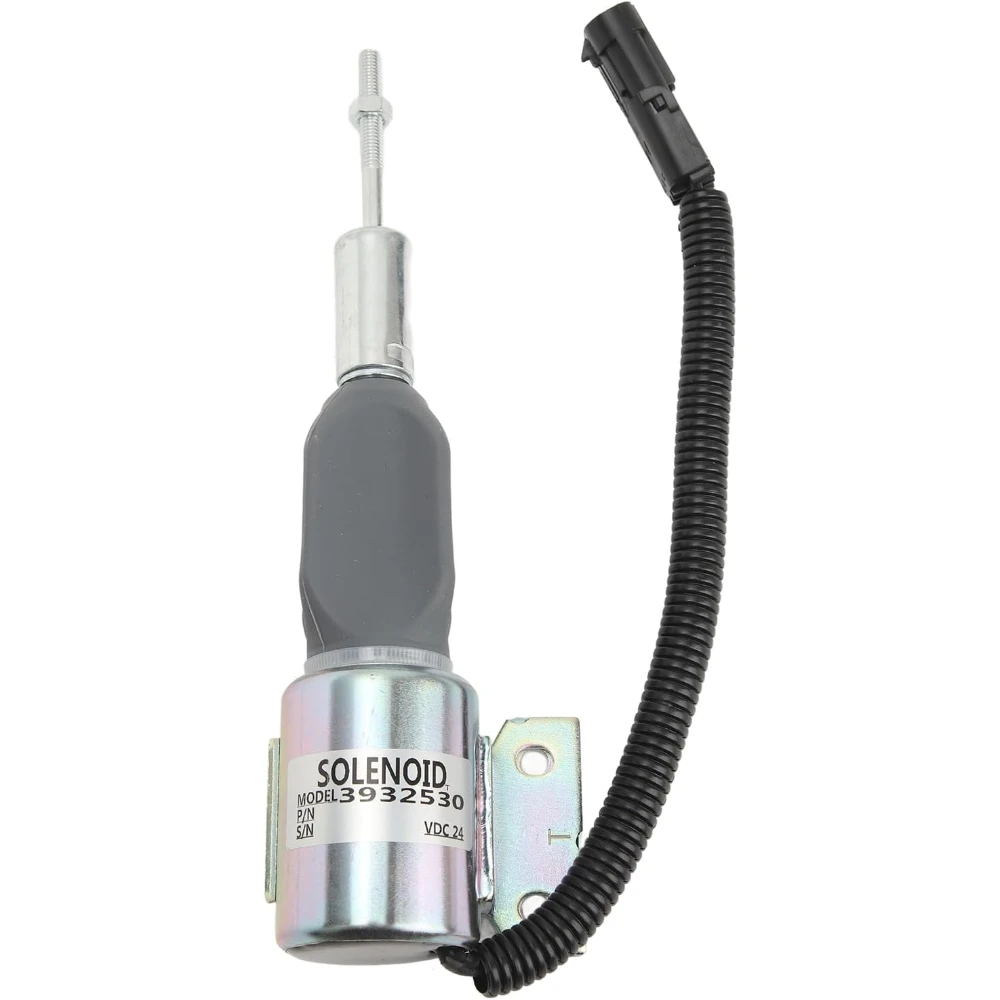 Соленоид двигателя 24 В 3932530 3939701 отключения подачи топлива для Cummins 5 9 л 6BT