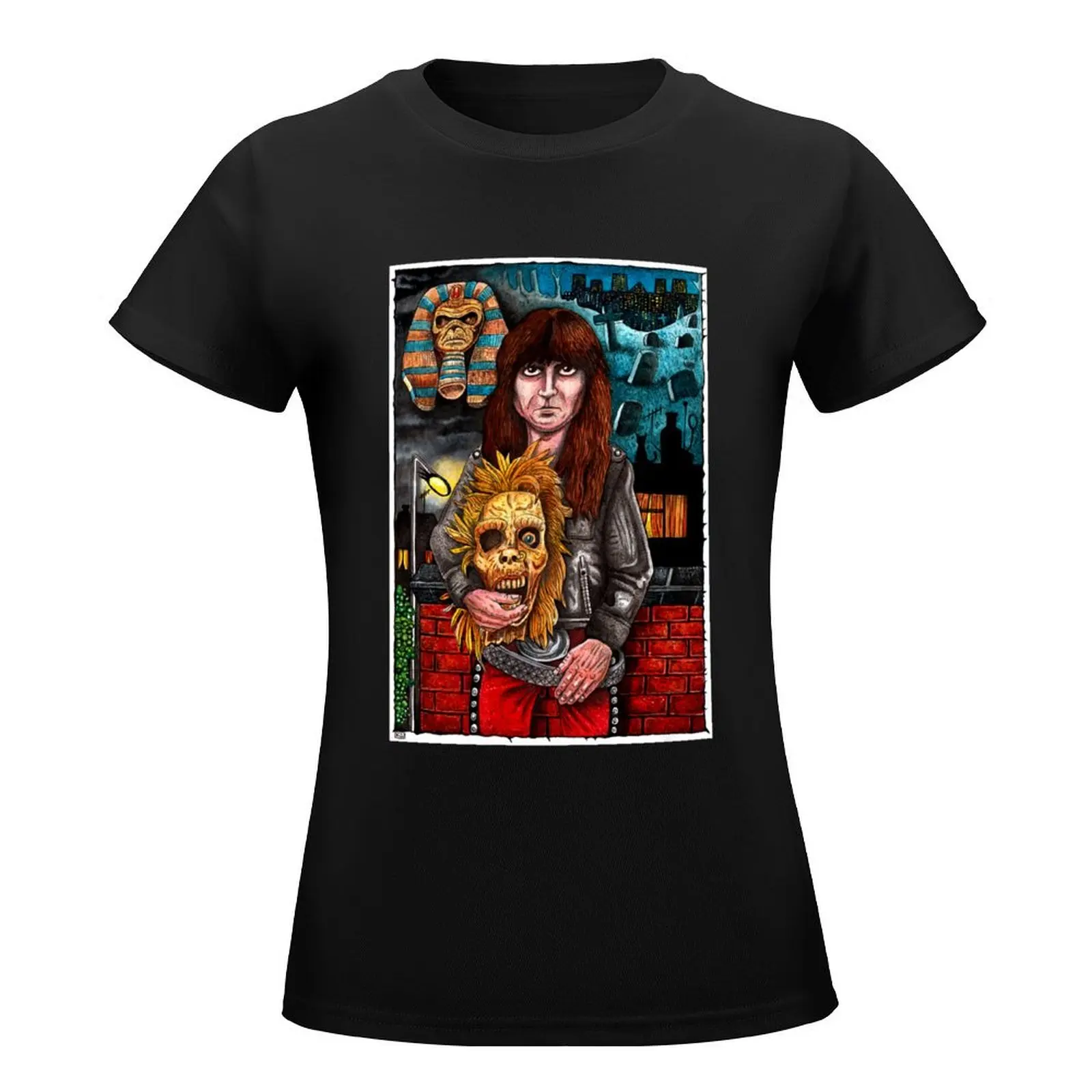 Футболка Run to the hills аниме одежда funnys новое издание женская футболка на заказ