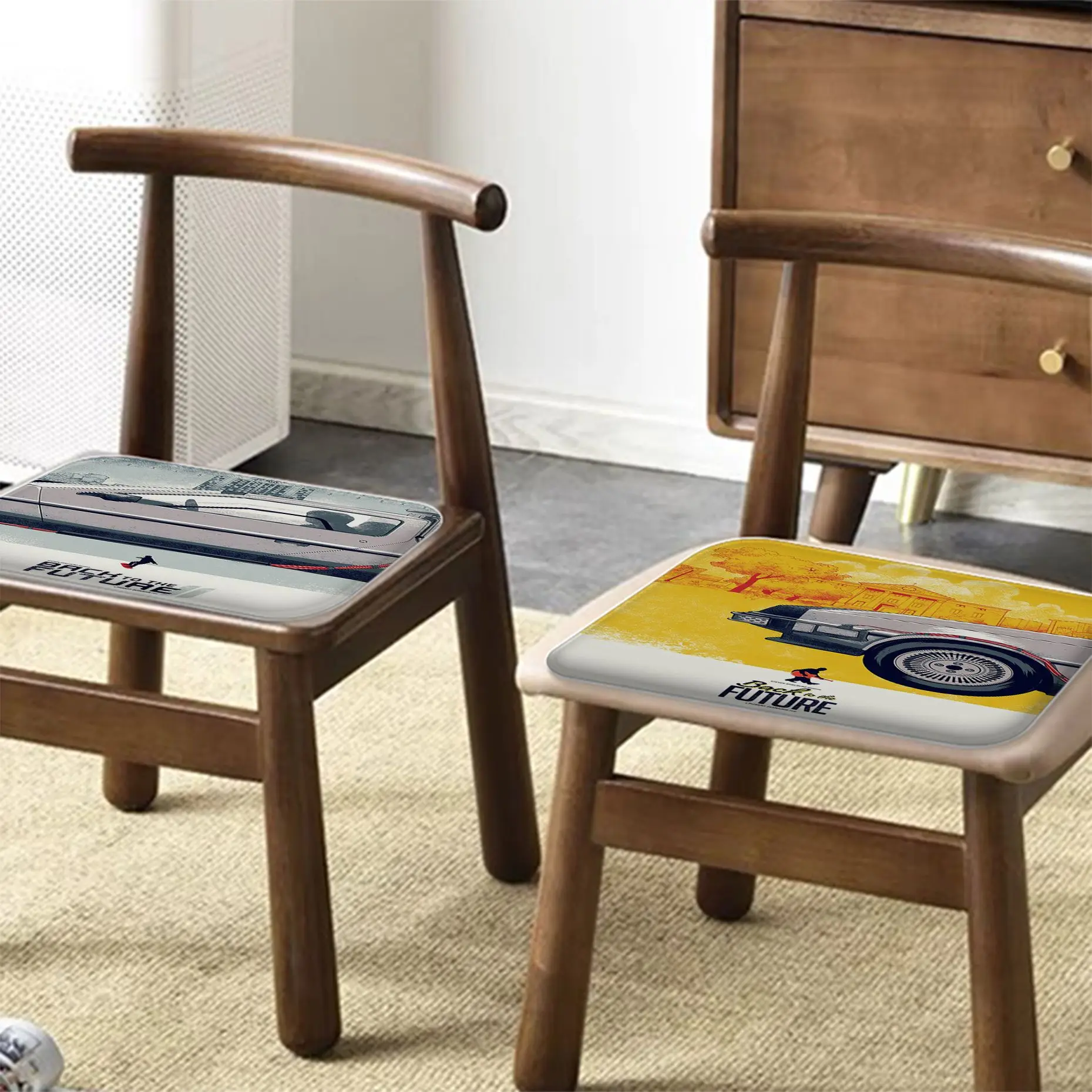 

Back To The Future Tie Rope Stool Pad Patio Home Kitchen Office Chair Seat Cushion Pads Sofa Seat 40x40cm Sofa Decor Tatami