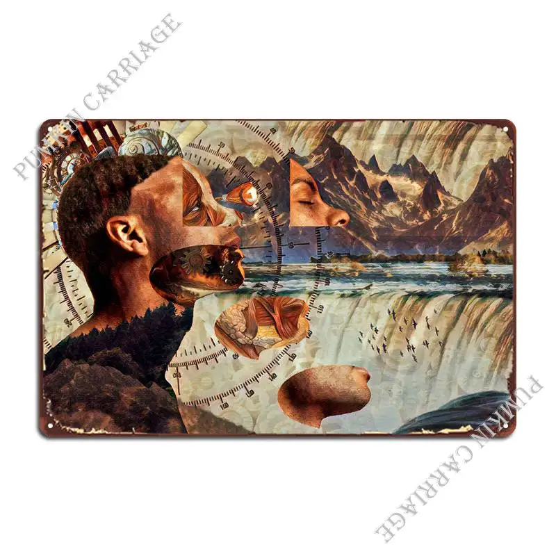 

Металлический плакат с изображением Человека лука ржавчины