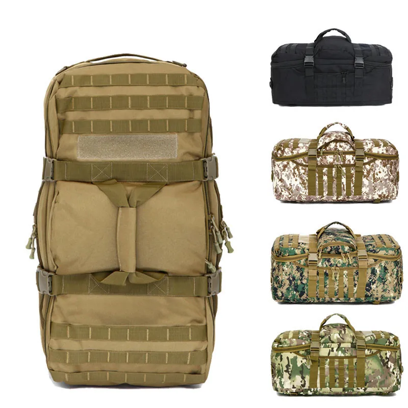 40L 60L  Men Army Sport Gym Bag Military Tactical Waterproof Backpack Molle Camping Backpacks Sports Travel Bags