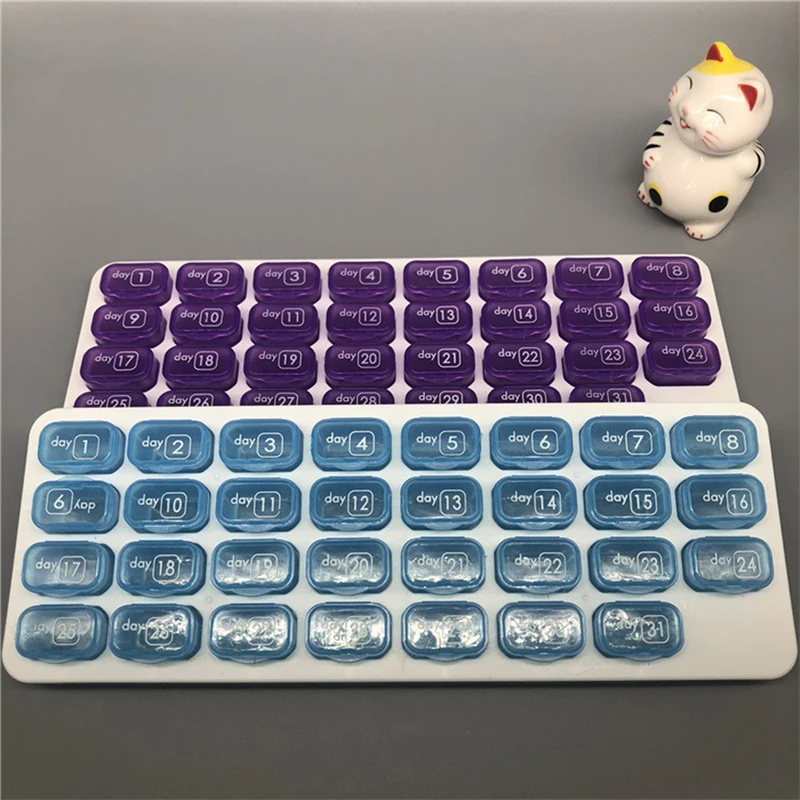 

Контейнер-органайзер для таблеток, 31 отделение