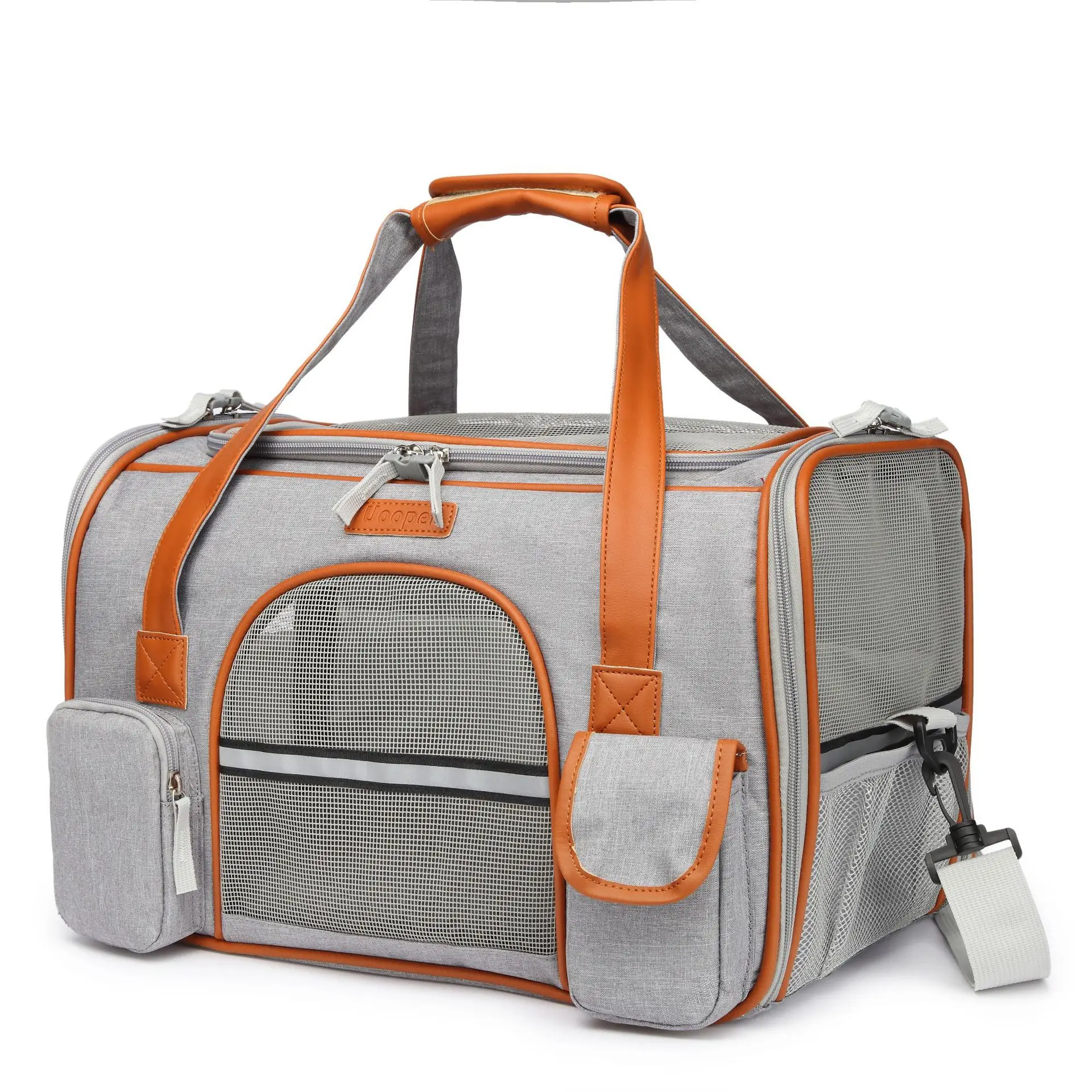 

Pet Carriers Bag Portable Breathable Foldable Bag Cat Dog Carrier Bags Outgoing Outdoor Travel Pets Cats Handbag Safety Zippers