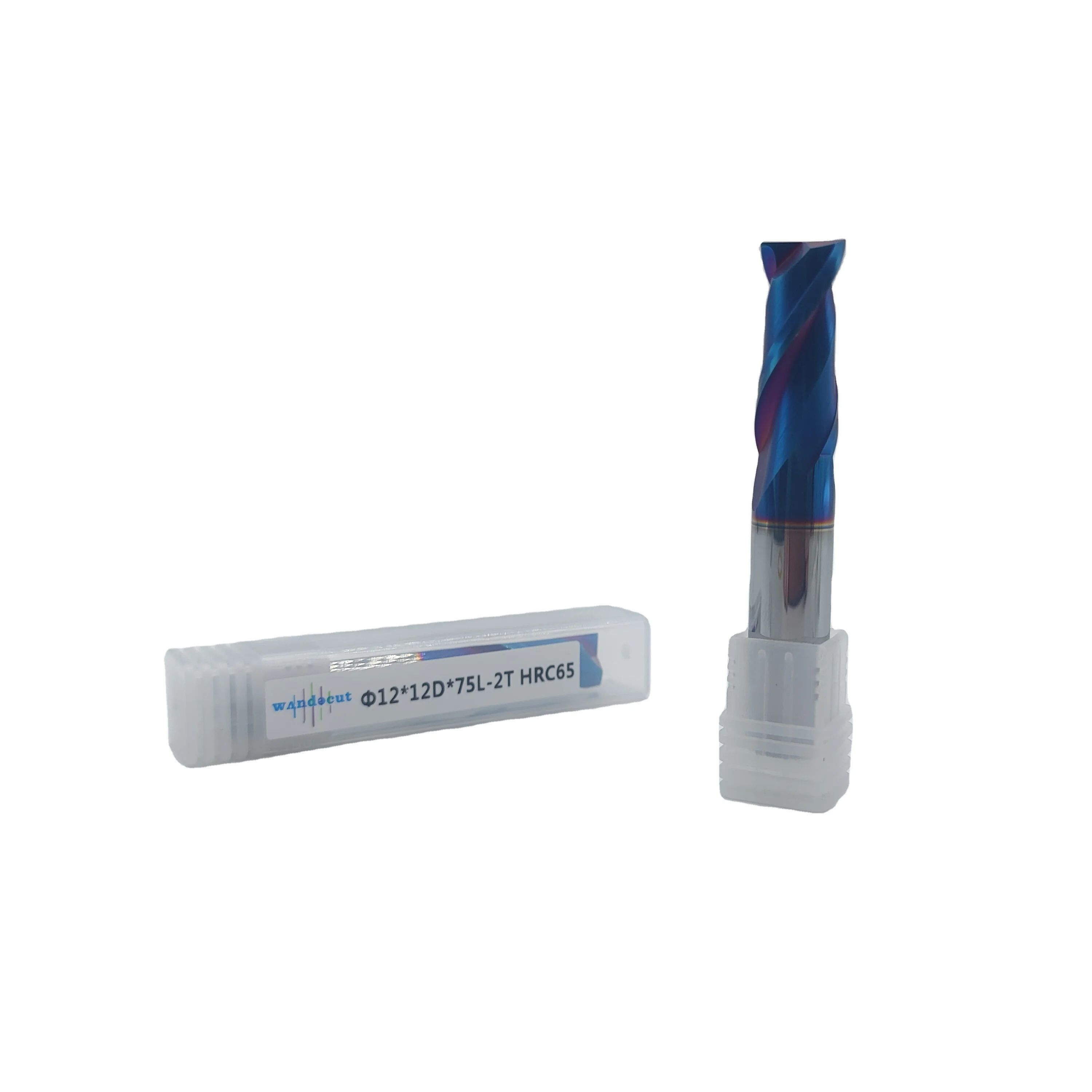 

HRC65 2Flutes Carbide Square cnc cutting tools for machining steel