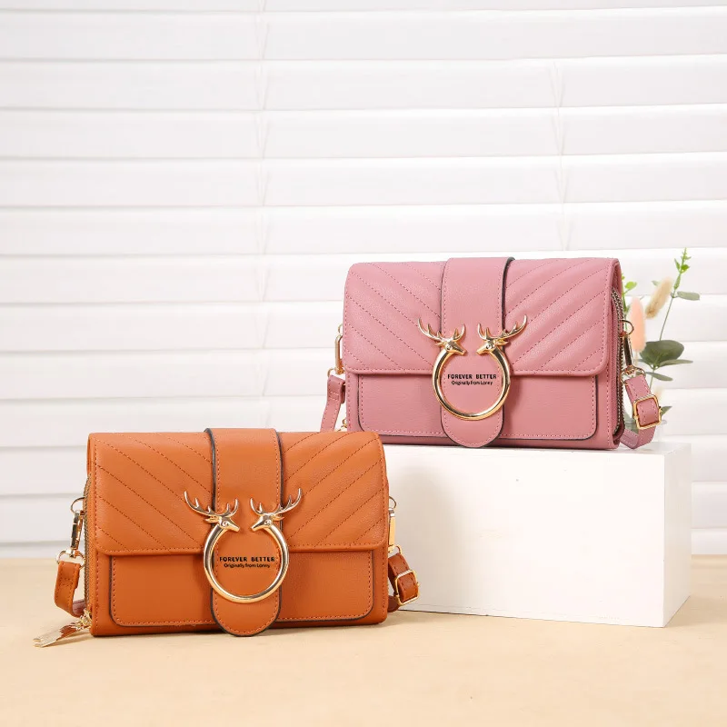 

Brand Wallet Shoulder Bag for Women's PU Leather Fashion Purses Crossbody Woman Luxury Designer Bag Zipper Hasp 2022 New