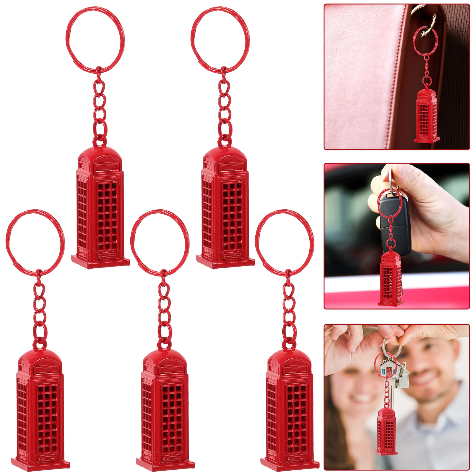 Брелок для ключей в британском стиле подставка телефона автомобильный брелок