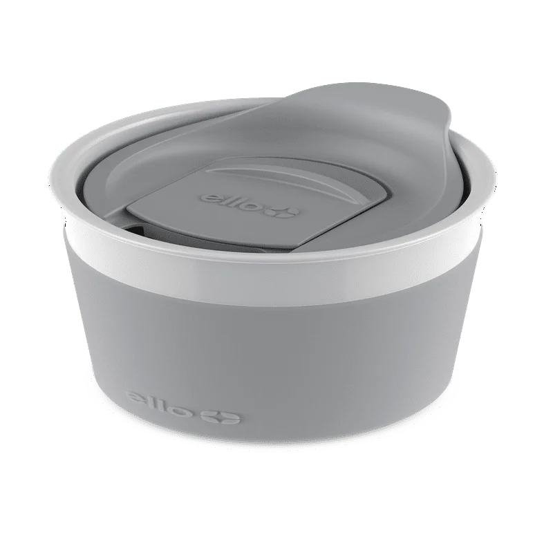 

Fantastic Gray Archie 11 Fluid Ounces Ceramic Mug With Lid – Soothing and Stylish Hot or Cold Beverage Containment.