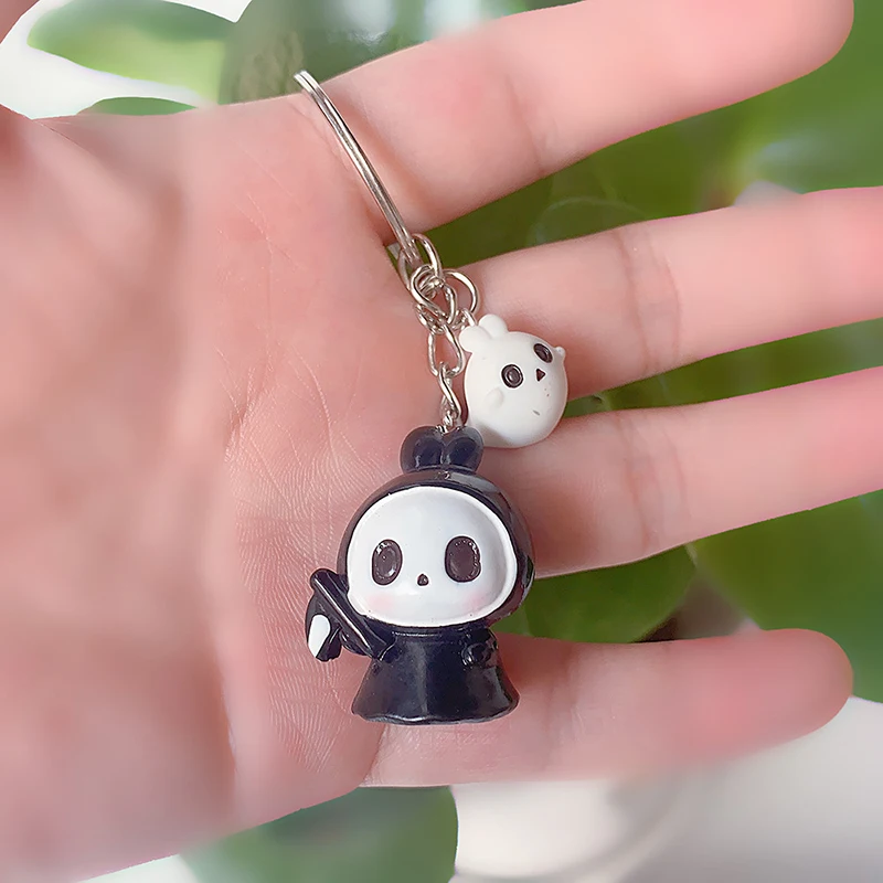 

Creative Halloween Pumpkin Ghost Rabbit Key Chain Cute Soft Doll Keyring Car Key Bag Charm Hanging Pendant For Children Gift