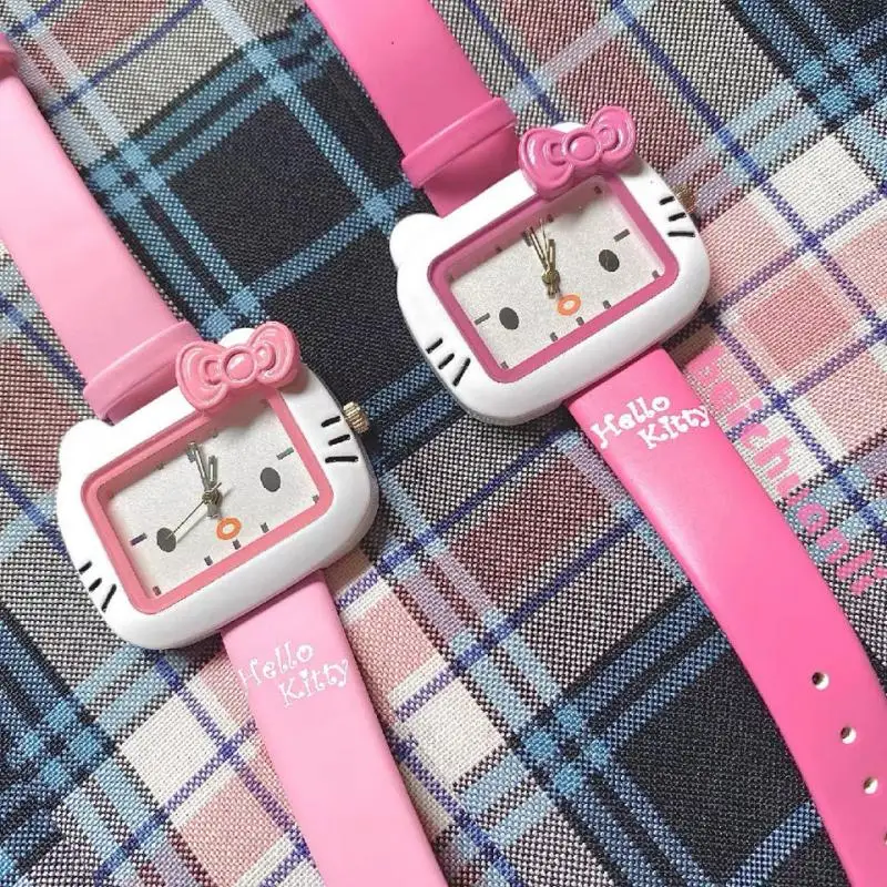 

Часы с героями мультфильмов Sanrio, часы с героями мультфильмов «Hello Kitty» для девочек и мальчиков, часы для вечевечерние, студентов, подруг, дете...