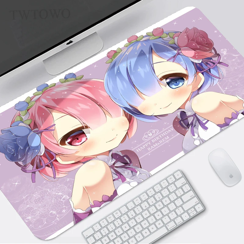

Re:life in a Different World From Zero Mouse Pad Gaming XL Custom Mousepad XXL MousePads Soft Carpet Anti Slip Desktop Mouse Pad