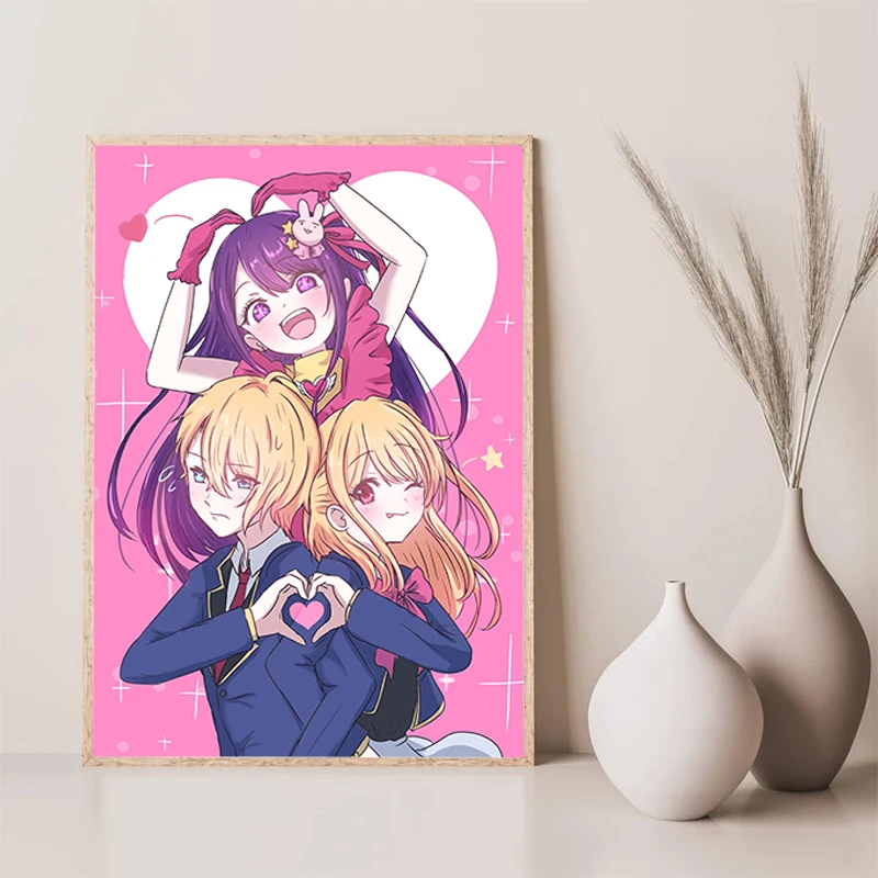 

Oshi No Ko Anime Posters for Wall Decor Large Paintings Modern Living Room Decoration Home Decorations Poster Canvas Art Cute