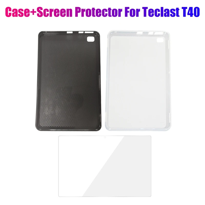 

Case+Screen Protector For Teclast T40 10.4 Inch Tablet Case Soft Silicone Case Anti-Drop Protection Case For Office