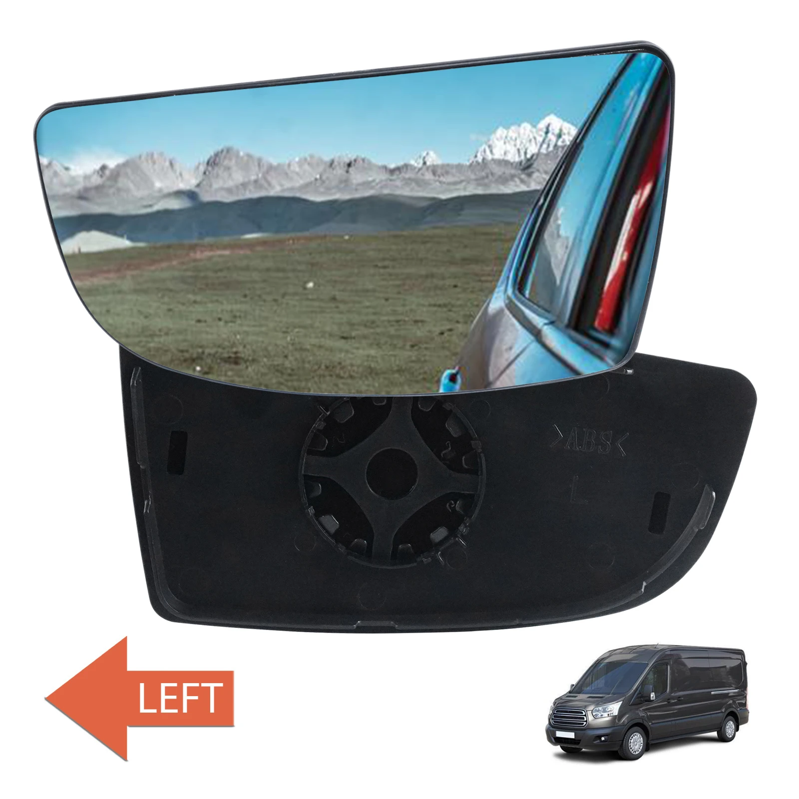 

Левая сторона, нижнее крыло, зеркало заднего вида, стекло для Ford Transit MK8 2014+